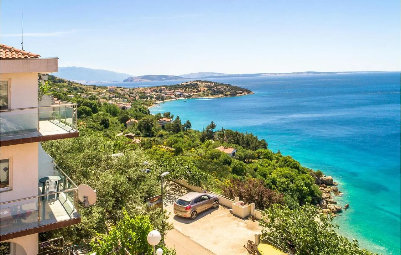 Nice Apartment In Stara Baska 1 With Wifi 0*,